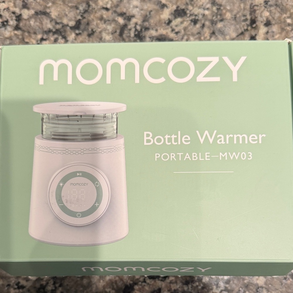 Momcozy Portable MW03 Bottle Warmer - Mint and White